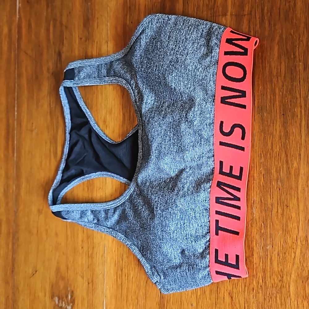 Forever 21 Grey Sports Bra Small - Picture 2 of 4